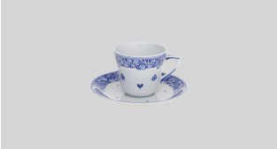 Kop+schotel (koffie)