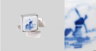 Manchetknoop vierkant molen