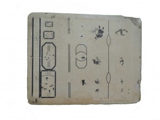 Ornament tekststeen label lotions