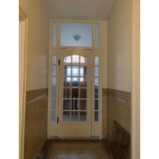Houten deur/ Wooden door with the glass windows-20