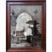 Kerk interieur naar Bosboom, Rozenburg-20