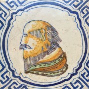 Portret tegel ca. 1630-20