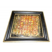 Gezicht achter een raster-20