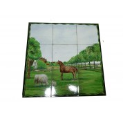 Weiland paard en schapen-20