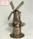 Antique silver windmill miniature. Antieke zilveren miniatuur molen.-01