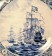 Large plate with ship 7 Provinces, Royal Delft. Groot bord schip de 7 Provinciën, De Porceleyne Fles.-01