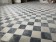 Zwart wit vloertegels/ Black and white checkered floor tiles-07