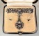 Antique silver brooche with rose cut diamonds. Antieke zilveren broche met roosgeslepen diamanten.-01