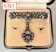 Antique silver brooche with rose cut diamonds. Antieke zilveren broche met roosgeslepen diamanten.-01
