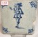 Tile with a pipe smoker, circa 1650. Tegel met een rokende man, circa 1650.-01