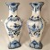 Set of two large vases, Royal Delft. Set van twee grote vazen, De Porceleyne Fles.-01