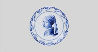 Plate Girl with the pearl earring 25 cm