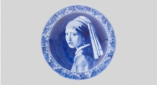 Plate Girl with the pearl earring 40 cm