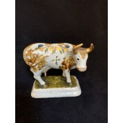 The polychrome figure of a standing cow-20