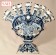 Antique tulip vase, 19th century. Antieke tulpen waaiervaas, 19de eeuw.-01